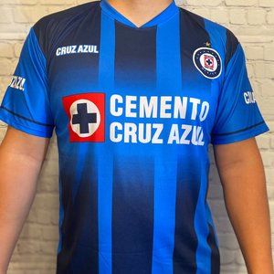 Black Friday sales!!!Blue Cruz Azul Mens Soccer Jersey Playera de Futbol